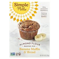 Simple Mills Migdolų miltų kepimo mišinys, Bananų keksiukams ir duonai, 255 g (9 uncijos) beige
