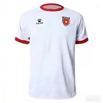 Jordanijos vyrų nacionalinės futbolo rinktinės namų marškinėliai Vasariniai vyriški trumpomis rankovėmis T-shirt Paplūdimio apranga Banglenčių kostiumas M white
