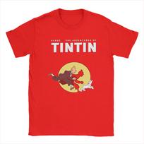 Tin Teen Komiksų Herojų Marškinėliai Vyrams Žaidimų Animacinių Filmų Naujoviški Marškinėliai Apvalia Kaklo Trumpomis Rankovėmis T-shirt Grafiškai Spausdinti Drabužiai XXXL raudona