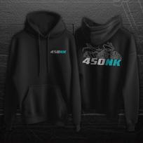 For CFMoto 450NK 2024 fans - Motorcycle hoodie-Casual Pullover Sweatshirt XXXL black