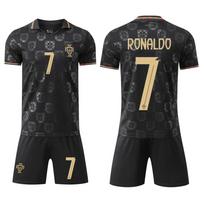 2026 Portugalijos futbolo marškinėliai juodi #7 (Ronaldo) 28 black