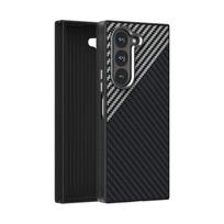 Carbon fiber leather Magnetic Phone Case for Samsung Galaxy Galaxy Z Fold 6 5 Fold6 Fold5 5G hard shell protective Cover For Samsung Galaxy Z Fold5