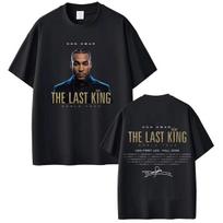 Rap Singer Don Omar The Last King Tour 2026 Tshirt Hip Hop Punk Cotton Tshirt Summer Unisexs Unisexs Street Clothing Y2k Style S black