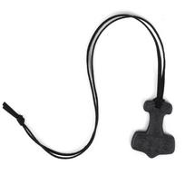Vikinges Mjolnir Necklace Men Vikinges Amulet Thors Hammer Talismans Necklace Pendant Norses Pagan Jewelry Vikinges Gift juoda