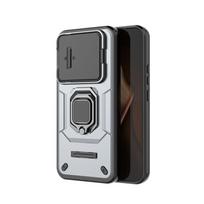 Stumdomas langelis telefono dėklas Xiaomi 15T Pro, su žiedu, magnetinis galinis dangtelis, dėklas Xiaomi 15T Pro, dėklas Xiaomi 15T Pro, 6,83 colio Xiaomi 15T pilka spalva