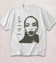 Sade Graphic T-Shirt,Y2k Style, Unisex Cotton shirt 4XL white