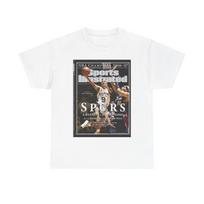 Tony Parker Shirt, San Antonio Spurs NBA SI Cover T-Shirt, Unisex Sports Tee, Vintage Retro Basketball Streetwear, Gift For Men, Dad, Guys 130 gray
