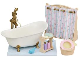 Sylvanian Families Furniture Shower ST Mark Certified Toy Dollhouse for Ages 3 and Sylvanian Epoch [Bathroom & Set] Ka-628 Up, Families, white