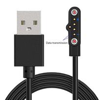 Kids Smartwatches Charging Cable Magnetic Watch Charger Dock Adapters Cord Wire for 2.5mm-17mm Space 2/4/5pin white