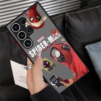 Case for Samsung Galaxy S20 S22 Plus S25 Note 20 10 S21 FE S23 Ultra S9 S8 S24 Soft Cover Marvel Spider Man Cool Christmas Galaxy S21 FE 5G gray