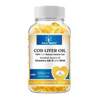 Cod Liver Oil Softgels Natural Iceland Source Vitamin A D Dha Liquid 120 Count 120 Softgels
