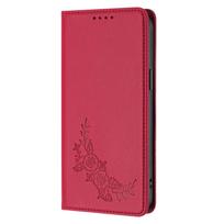 Wallet Flip Case For ZTE Blade A52 A53+ A55 A53 A52 A56 A36 A75 Pro Lite V50 V60 V70 V40S V80 Vita Design RFID Blocking Magnetic Closure Cover ZTE Blade A75 Pro 5G raudona