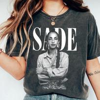 Sade Adu Shirt, Sade Pop Music Fans T-shirt Gift For Men Women Size S-5XL Unisex T-Shirt M white