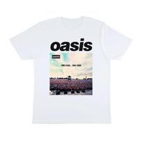 2025 New Oasis Band Printed T-Shirt Y2Y Harajuku Men's and Women's Summer Casual Sports Comfortable T-Shirt Surf Shirt XL white