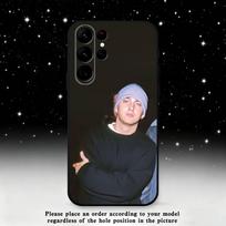 Singer E-Eminem-ES Cool Phone Case For Samsung S25,S24,S23,S22,S21,S20,S10,Ultra,Plus,Lite,FE,Soft Silicone Black Cover Samsung S20fe black