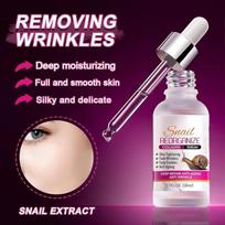 Snail Collagen Face Serum with Niacinamide & Hyaluronic Acid | Snail Mucin Repairing Essence for Hydration, Dark Spot Reduction & Wrinkle Care | L gray