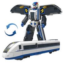 Klasika Kinijos Didelio Greičio Geležinkelio Super Traukinio Robotas Transformuojantis Žaislas Deformuojamas Automobilis Veiksmo Figūrėlė CHSR Žaislas Vaikams Žaislai gray