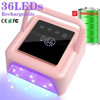 128 W įkraunama nagų lempa su įmontuota baterija Galingas belaidis nagų džiovintuvas manikiūrui Belaidis UV LED lempa AU PLUG