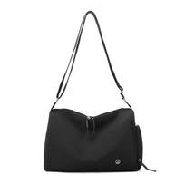 Multifunctional set, tie rod travel messenger bag, nylon lightweight leisure shoulder bag, commuter versatile Boston pillow bag One Size juoda