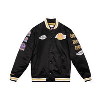 Mitchell & Ness NBA Los Angeles Lakers Champ City Satin Jacket 'Black' Men's OJBF3232-LALYYPPPBLCK M black