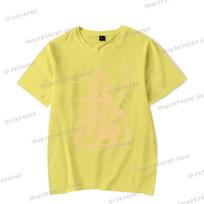 Unisexs Tshirts Monster Hunter Wilds Vintage Graphic Tee Gamer Funny Crewneck Short Sleeve Tee Gift Game Fans Fashion Casual Tops 4XL yellow
