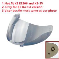 Senas K3 šalmo skydelis, skirtas AGV Old K3 K4 motociklo objektyvas, veido apsauga, priedai, Viseira Capacete, apsauga nuo saulės, apsauga nuo rasojimo, apsauga nuo vėjo white