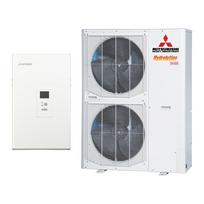 Šilumos siurblys oras-vanduo Mitsubishi Heavy Industries Hydrolution Hydrobox 14 kW, HMS140-S / FDCW140VNX-A