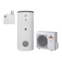 Šilumos siurblys oras-vanduo Mitsubishi Heavy Industries Hydrolution Flexible 7,1 kW, su 300 l talpa, HSB100-W / FDCW71VNX-W / PT300