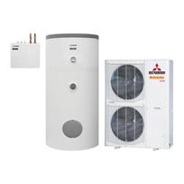Šilumos siurblys oras-vanduo Mitsubishi Heavy Industries Hydrolution Flexible 14 kW, su 500 l talpa, HSB140 / FDCW140VNX-A / PT500