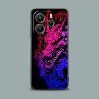 Telefono dėklas Xiaomi Redmi 15C 14C 12C 13C Redmi Note 15 14 13 12 11 10 Pro Plus 5G 12S Silikoninis dangtelis Mielas Juodas Baltas Drakonas Redmi Note 14 Pro 4G black