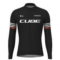 Rvouei Kubo Komanda Kvėpuojantis Ilgomis Rankovėmis Vyriškas Dviratininko Džersio Rinkinys MTB Dviračio Drabužiai Rudens Dviračių Drabužiai Maillot Ropa Ciclismo M