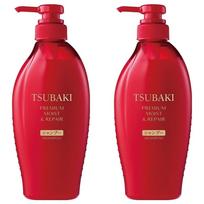 Tsubaki Premium Moist Repair Shampoo Camellia Scent 450ml 2 pcs red