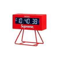 SEIKO Electronic Movement Plastic Alarm Clock Unisex Red QHL905RL Red Case