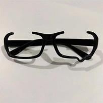 Tear Glasses Frame Teardrop Frames Japanese Anime Y2k Harajuku Eyeglasses Cosplay Eyewear Costume Accessories Photography Props gray
