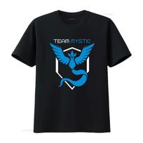 Vyriški Team Mystic mėlynas simbolis Ventiliatorius Linksmas Poke Go Išmintis Vintažiniai Marškinėliai vintažiniai Skalbti Patogūs Stilingi Unisex Universalūs 3XL black
