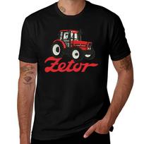 Įmonės zetor traktorius Marškinėliai Šauni Jausmas Vasariniai Marškinėliai 2XL black
