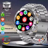 T-Rex 3 Karinio lygio 1000mAh baterija Išmanusis laikrodis IP68 atsparus vandeniui GPS Bluetooth skambučiai AMOLED HD Vyriškas Sportinis 2025 Naujas Išmanusis Laikrodis Sports Watch
