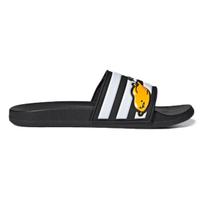 Adidas Neo Adilette Comfort Adj Geltonos Kryžminės Juodos Baltos Unisex Šlepetės 'Juoda Balta' FY3037 39⅓ black