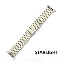 stainless steel strap for apple watch band 38/42mm 41mm 40/44mm 45mm 49mm series 9 8 7 6 SE Ultra 54321 on iwatch metal bracelet 45mm 44mm 42mm 49mm white