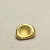 5 vnt. Madingos įgaubtos metalinės sagos Gražaus metalo dengimo auksinės/sidabrinės sagos Drabužių dekoratyvinės sagos 20mm auksas