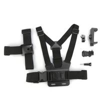 GoPro Action Camera & Mobile Accessories: Cycling Chest Strap & Headband Set black
