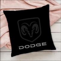 Mados Prekės ženklo D-DODGE Pagalvės užvalkalas Kvadratinis Miegamojo Sofos Laisvalaikio Komforto Pagalvėlė Automobilio Svetainės Namų Dekoras 16x16Inch black