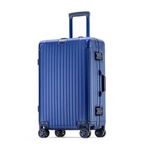 20\  Vokiškas aliuminio-magnio vežimėlis Verslo ir kelioninis lagaminas 24-inch Medium mėlyna