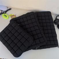 Puffy Laptop Bag Sleeve 11/13/14/15/15.6 Inch Quilted Case Laptop Cover For MacBook Air Pro/iPad/Lenovo/Hp Puffer Notebook Pouch 13-14 inch juoda