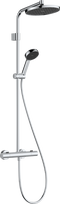 Dušo komplektas Hansgrohe Activera S, 240 1jet, EcoSmart, Ecostat Fine C3 Varia, 28073000, chrome