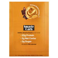 NuGo Nutrition, Smarte Carb® Protein Bars, Peanut Butter Crunch, 12 Bars, 1.83 oz (52 g) Each
