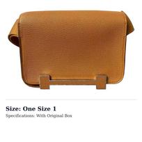 HERMES Geta Shoulder Bags H083052CKAI One Size 1 brown