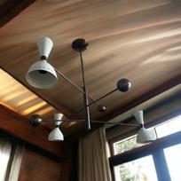3-Light Mid-Century Modern Raw Brass Sputnik Chandelier Modern Brass Pendant Light Ceiling Fixture for Living Room, Bedroom, Kitchen black