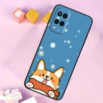 Cute Cartoon Corgi Case For Oppo A6 A5 Pro A15 A16 A76 A96 A17 A57 A98 A58 A78 A18 A38 A54 A74 A94 A40 A60 A80 OPPO A58 4G yellow