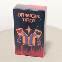 Red Edition Dramagiac Tarot Deck 78 Pcs Rider Waite Style Tarot Cards Witchy Gift 10.3*6cm raudona